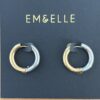 Silver and Gold hoops - Image 2